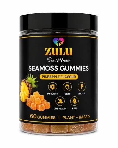 Pineapple Seamoss Gummies/ حلوى السي موس اناناس