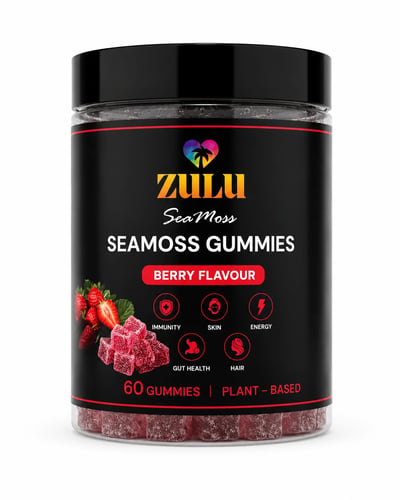 Berries Seamoss Gummies/ حلوى السي موس توت