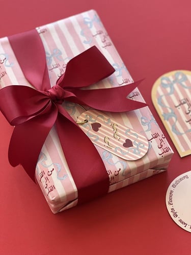 ورق تغليف من القلب