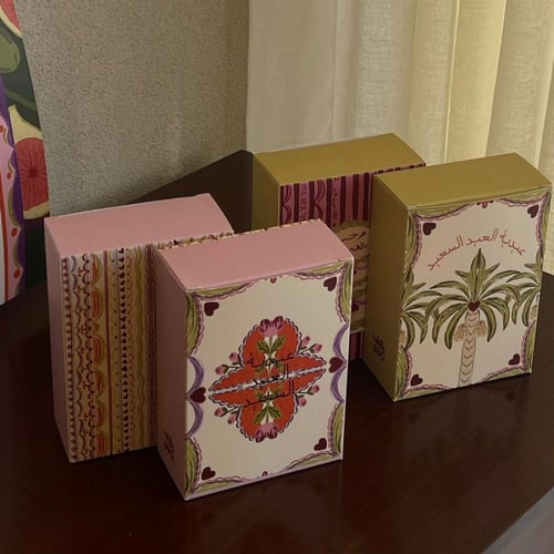 علب عيدية العيد السعيد ٦ علب