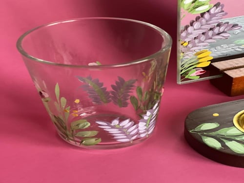 كوب حديقة اللافندر بدون مقبض