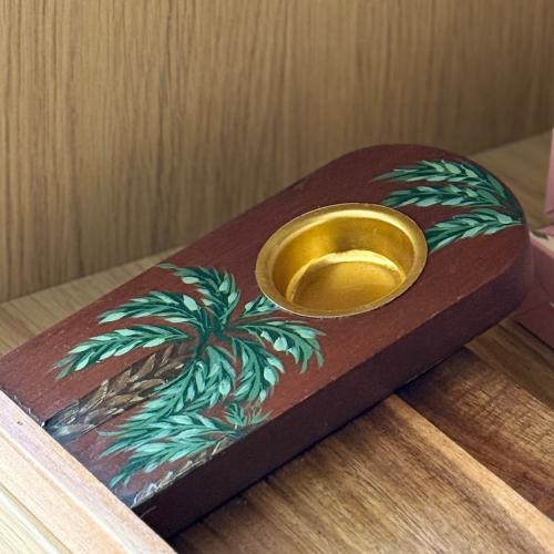 مبخرة خشبية نخل