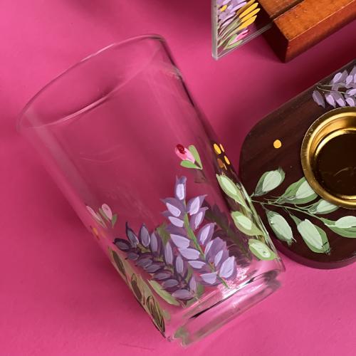 كوب حديقة اللافندر بدون مقبض