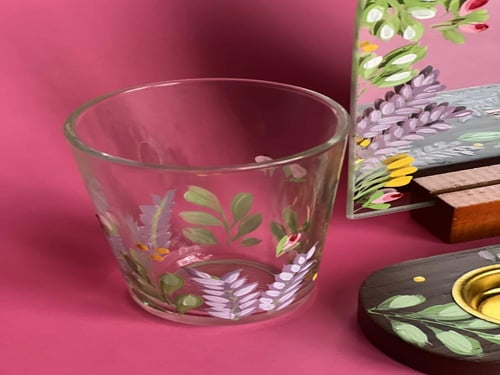 كوب حديقة اللافندر بدون مقبض