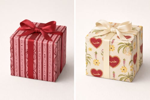 مجموعة ورق تغليف انت العيد ( ورقتين )