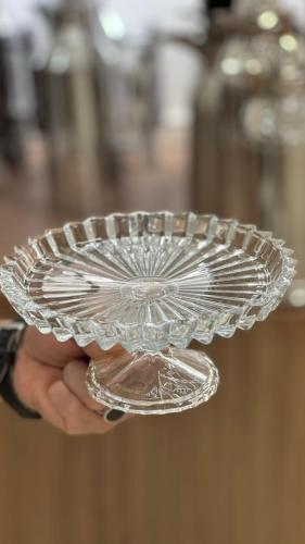 Crystal flower plate 19cm