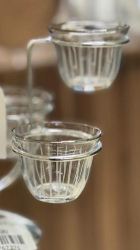 طقم 6 فناجين رونق الضيافة خط فضي