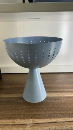 صحن دائري حديد ازرق