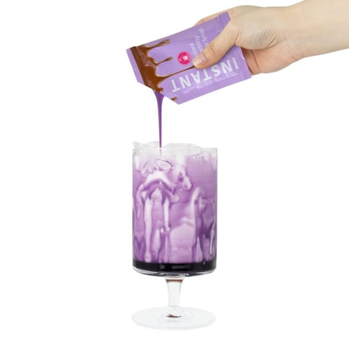 شاي البوبا بنكه التارو ( 4 أكواب)