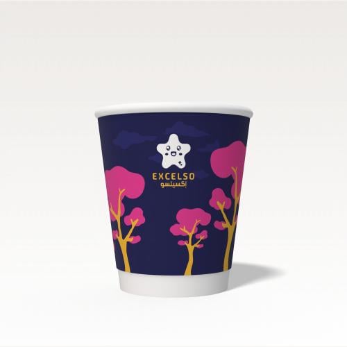 كوب إكسيلسو الورقي – إصدار الغابات الوردية