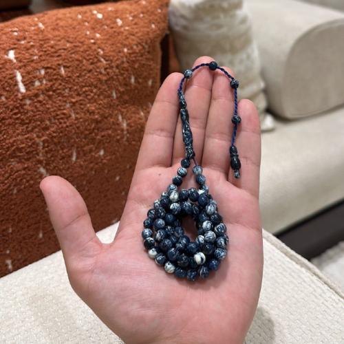 سبحة تمستكة تمليكة - كحلي مخلوط