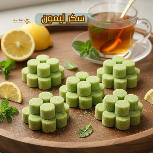 Lemon and mint sugar