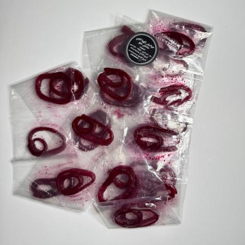 شريط حلزوني توت احمر (24 حبه)