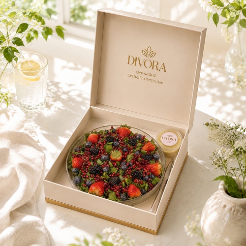 Strawberry & Berry Salad | ﺳﻠﻄﺔ اﻟﻔﺮاوﻟﺔ واﻟﺘﻮت