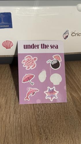 A6 size sticker sheet