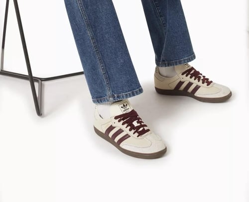 Adidas samba burgundy