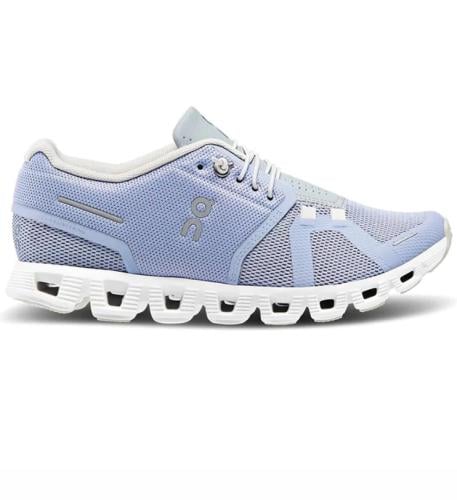 On Cloud 5 Women`s Running Shoes Nimbus and Alloy