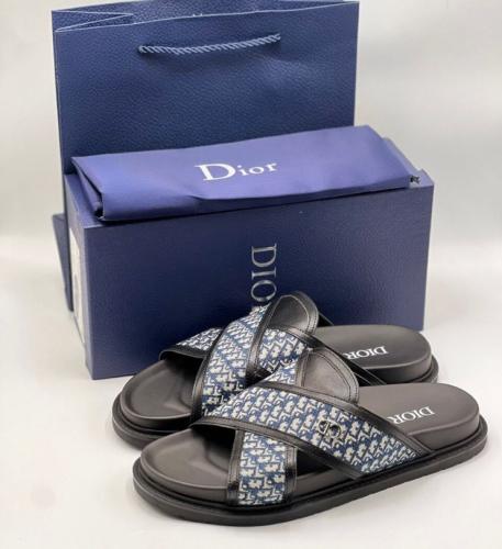 صندل DIOR اسود / ازرق