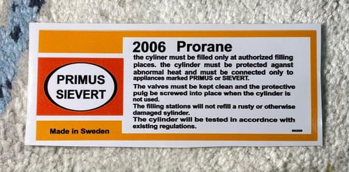 أستيكر دبة غاز