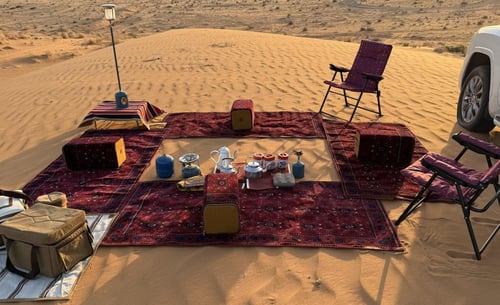 طقم مدات سجادتي نجدي ملبسة تنزاني