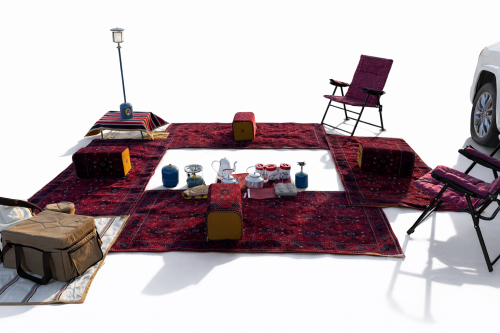 طقم مدات سجادتي نجدي ملبسة تنزاني