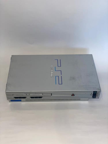 playstation 2 silver
