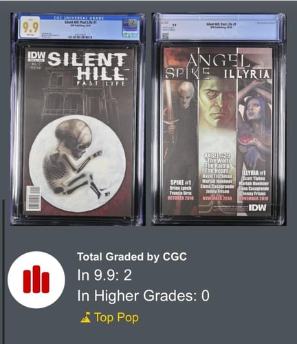 CGC SILENT HILL 9.9
