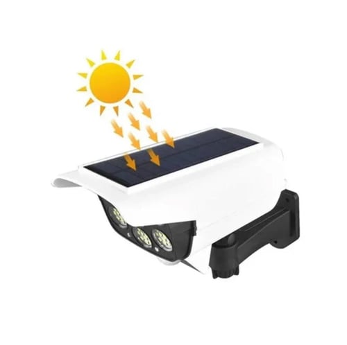 كاميرا مراقبة وهمية بالطاقة الشمسية بريموت تحكم