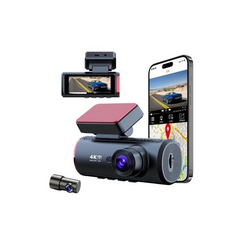 كاميرا داش كام عدستين اماميه وخلفيه بدقة تصوير عال...