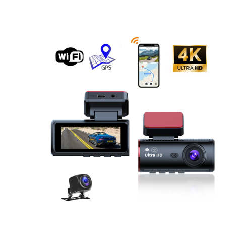 كاميرا داش كام عدستين اماميه وخلفيه بدقة تصوير عال...