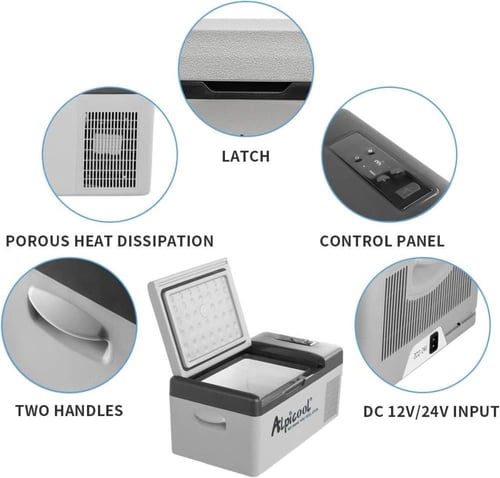 البيكول ثلاجة بسعة 15 لتر المطورة ثلاجة للسيارات ت...