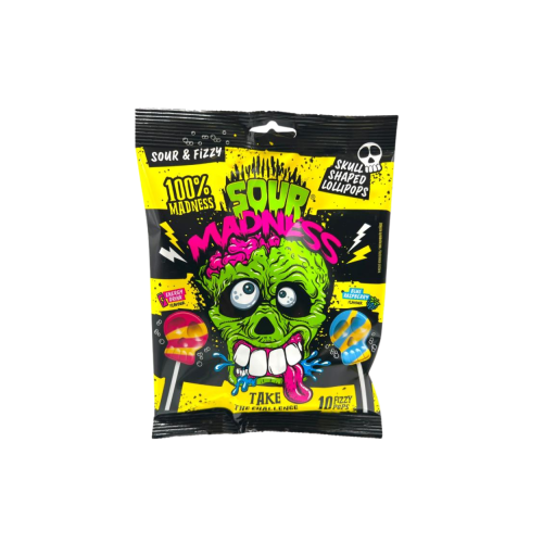 Sour Madness blue raspberry