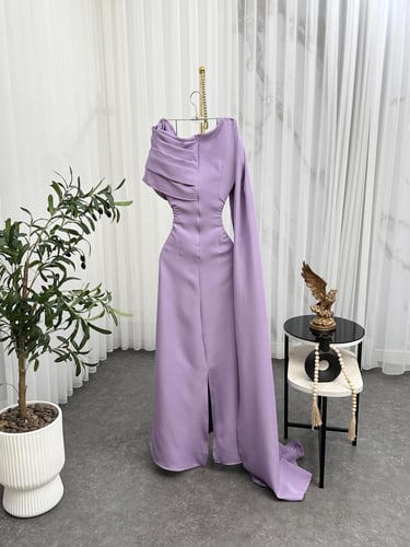 فستان موف ناعم