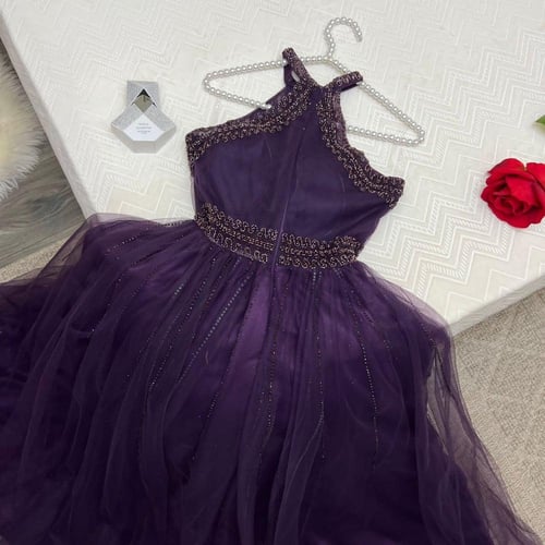 فستان موف انيق