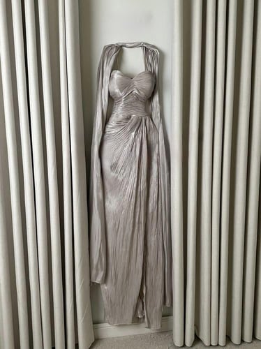 فستان سهره كرنكل ثلاث الوان