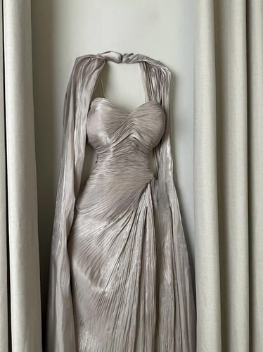 فستان سهره كرنكل ثلاث الوان