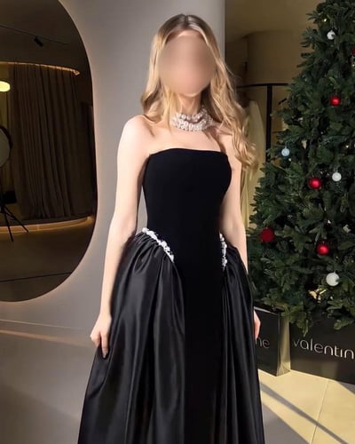 فستان تسنيم ثلاث الوان