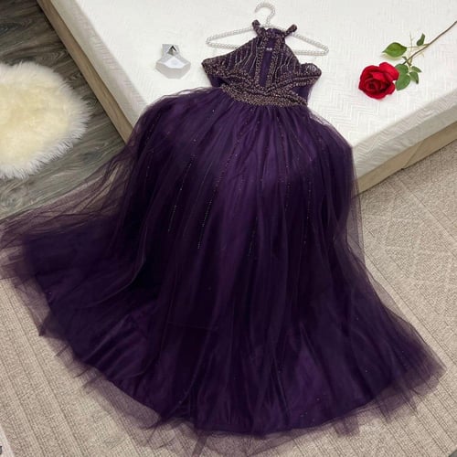 فستان موف انيق