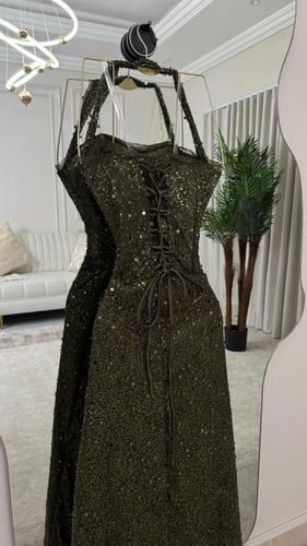 فستان سهره زيتي