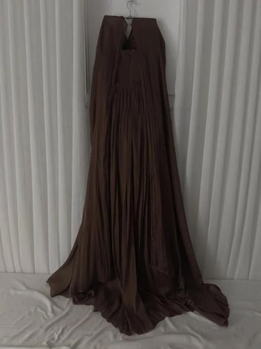 فستان سهره كرنكل ثلاث الوان