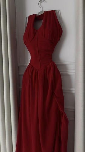 فستان سهره احمر