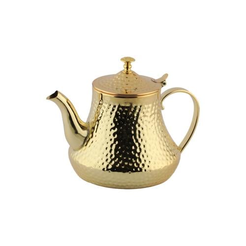 براد شاي استيل ذهبي مقاس 1.6 لتر
