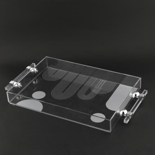 صينية اكرليك مستطيل مقاس 40*28 سم