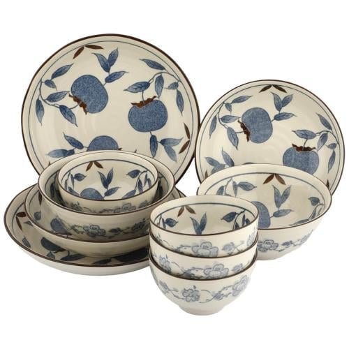 طقم سفرة سيراميك 10 قطعة