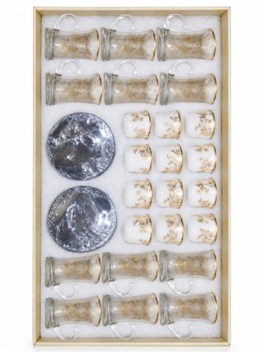 طقم بيالات وفناجيل 36 حبة (AX1790)