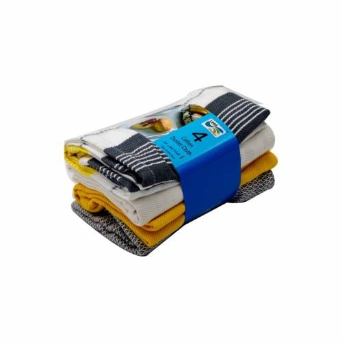 فوط مطبخ ملون 4 قطعة 65*46 سم