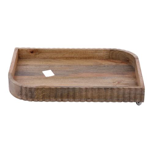 طوفرية خشب مستطيل مقاس 39*25 سم