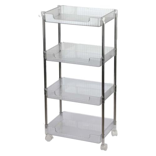 سلة مطبخ بلاستيك 4 دور مقاس 39*29*87 سم