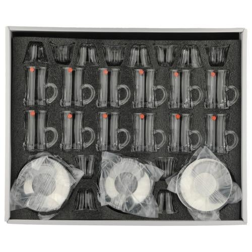 طقم بيالات وفناجيل 36 قطعة