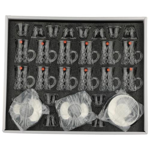 طقم بيالات وفناجيل 36 قطعة